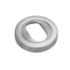 SCHLAGE 7008SSS ROUND OVAL ESCUTCHEON