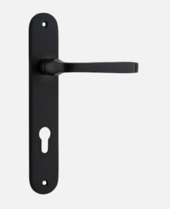 IVER DOOR LEVER ANNECY OVAL BACKPLATE Door Handles & Levers 35 IVER DOOR LEVER ANNECY OVAL BACKPLATE Door Handles & Levers
