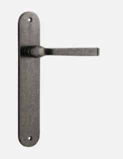 IVER DOOR LEVER ANNECY OVAL BACKPLATE Door Handles & Levers 37 IVER DOOR LEVER ANNECY OVAL BACKPLATE Door Handles & Levers