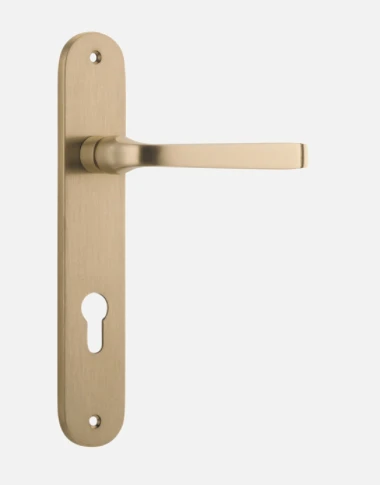 IVER DOOR LEVER ANNECY OVAL BACKPLATE Door Handles & Levers 23 IVER DOOR LEVER ANNECY OVAL BACKPLATE Door Handles & Levers