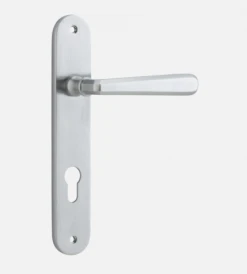 IVER DOOR LEVER COPENHAGEN OVAL BACKPLATE Door Handles & Levers 28 IVER DOOR LEVER COPENHAGEN OVAL BACKPLATE Door Handles & Levers