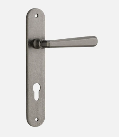 IVER DOOR LEVER COPENHAGEN OVAL BACKPLATE Door Handles & Levers 14 IVER DOOR LEVER COPENHAGEN OVAL BACKPLATE Door Handles & Levers