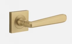 Door Handles & Levers IVER DOOR LEVER COPENHAGEN SQUARE ROSE BACKPLATE