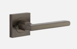 IVER DOOR LEVER BALTIMORE SQUARE ROSE BACKPLATE Door Handles & Levers