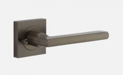 IVER DOOR LEVER BALTIMORE SQUARE ROSE BACKPLATE Door Handles & Levers