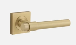 Door Handles & Levers IVER DOOR LEVER HELSINKI SQUARE ROSE BACKPLATE