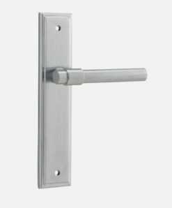 IVER DOOR LEVER HELSINKI STEPPED BACKPLATE Door Handles & Levers