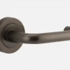 IVER DOOR LEVER OSLO ROUND ROSE Door Handles & Levers