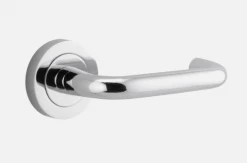 IVER DOOR LEVER OSLO ROUND ROSE Door Handles & Levers