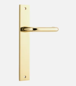 Door Handles & Levers IVER DOOR LEVER OSLO RECTANGULAR BACKPLATE