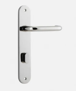 Door Handles & Levers IVER DOOR LEVER OSLO OVAL BACKPLATE 43 Door Handles & Levers IVER DOOR LEVER OSLO OVAL BACKPLATE