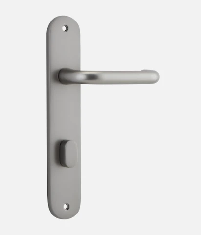 Door Handles & Levers IVER DOOR LEVER OSLO OVAL BACKPLATE 22 Door Handles & Levers IVER DOOR LEVER OSLO OVAL BACKPLATE