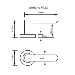 SCHLAGE 7000 SERIES LEVERSET - STEFANO