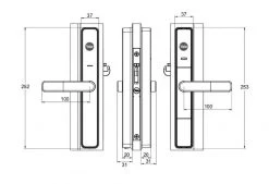 YALE UNITY SCREEN DOOR LOCK WITH CONNECT BRIDGE 7 YALE UNITY SCREEN DOOR LOCK WITH CONNECT BRIDGE