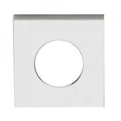 LOCKWOOD VELOCITY 55MM SQUARE ROSE TRIM PASSAGE (PAIR) Handles & Hardware