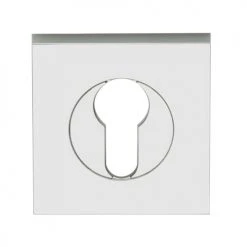 Handles & Hardware LOCKWOOD VELOCITY SQUARE EUROPEAN CYLINDER ESCUTCHEON
