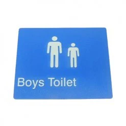 Tim The Sign Man Toilet & Shower Signage BOYS TOILET SIGN