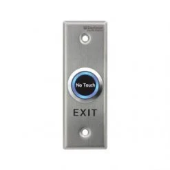 NEPTUNE TOUCHLESS EXIT - MULLION,NO/NC/C,LED,0.9mm SS