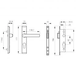 AUSTRAL ELEGANCE XC SECURITY DOOR LOCK Locking Solutions
