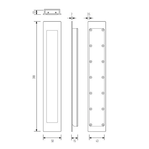 HALLIDAY AND BAILLIE FLUSH PULL HB1470 2 HALLIDAY AND BAILLIE FLUSH PULL HB1470