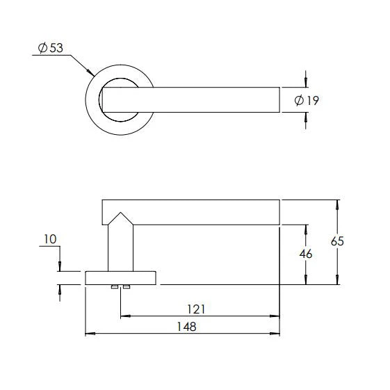 MADINOZ URBAN ROUND ROSE LEVERSET MDZ L55T 3 MADINOZ URBAN ROUND ROSE LEVERSET MDZ L55T