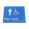 Tim The Sign Man MALE DISABLED TOILET SIGN