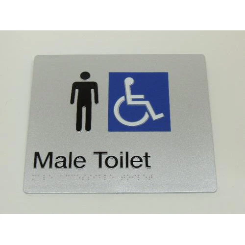 Tim The Sign Man MALE DISABLED TOILET SIGN 2 Tim The Sign Man MALE DISABLED TOILET SIGN