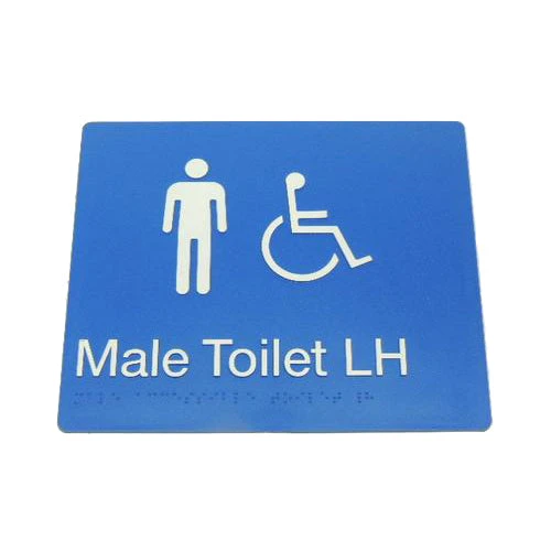 Tim The Sign Man Toilet & Shower Signage MALE DISABLED TOILET SIGN (LEFT HAND) 1 Tim The Sign Man Toilet & Shower Signage MALE DISABLED TOILET SIGN (LEFT HAND)