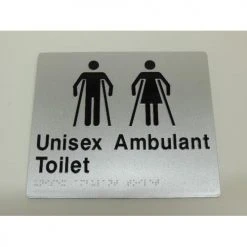 Tim The Sign Man UNISEX AMBULANT TOILET SIGN Toilet & Shower Signage