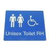 Tim The Sign Man UNISEX DISABLED TOILET SIGN (RIGHT HAND) Toilet & Shower Signage
