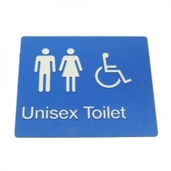 Tim The Sign Man UNISEX DISABLED TOILET SIGN Toilet & Shower Signage